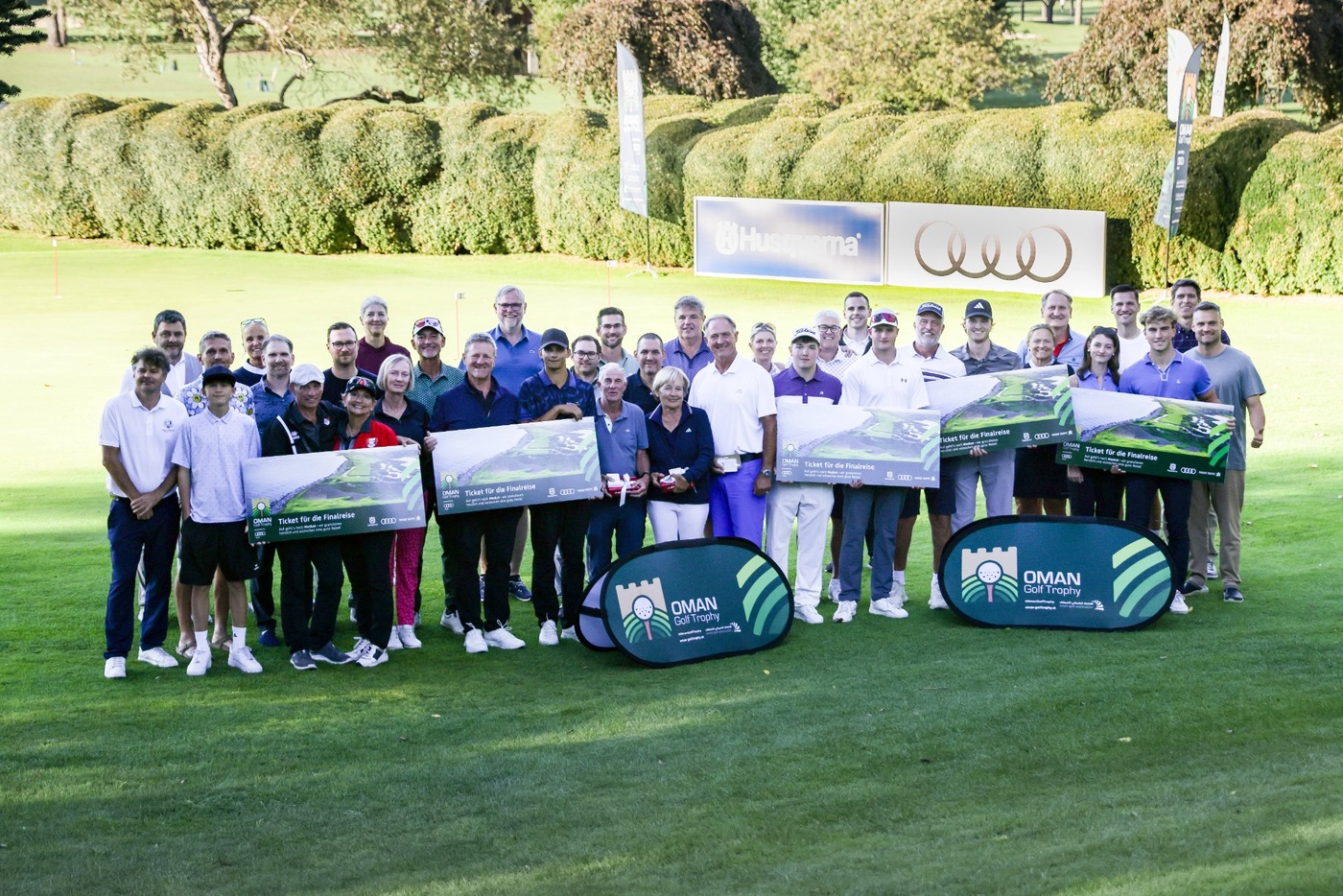 Siegerinnen und Sieger der OMAN Golf Trophy 2026 am Murhof